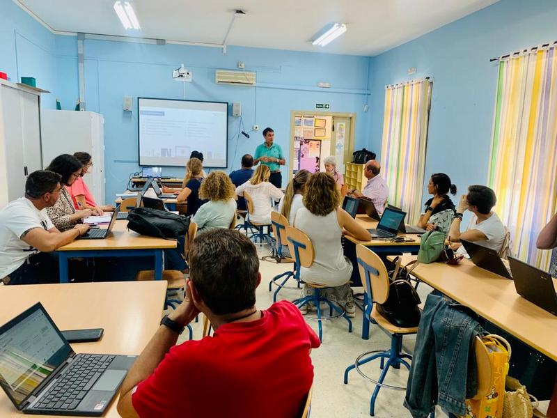 Sesiones de formación de Chromebook para profesores